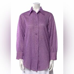 Oseree Lumiere Purple Glicine Shirt sz M